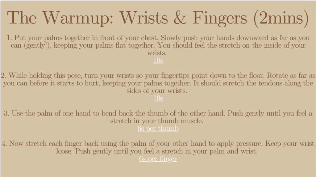 Guitar Warm-Ups